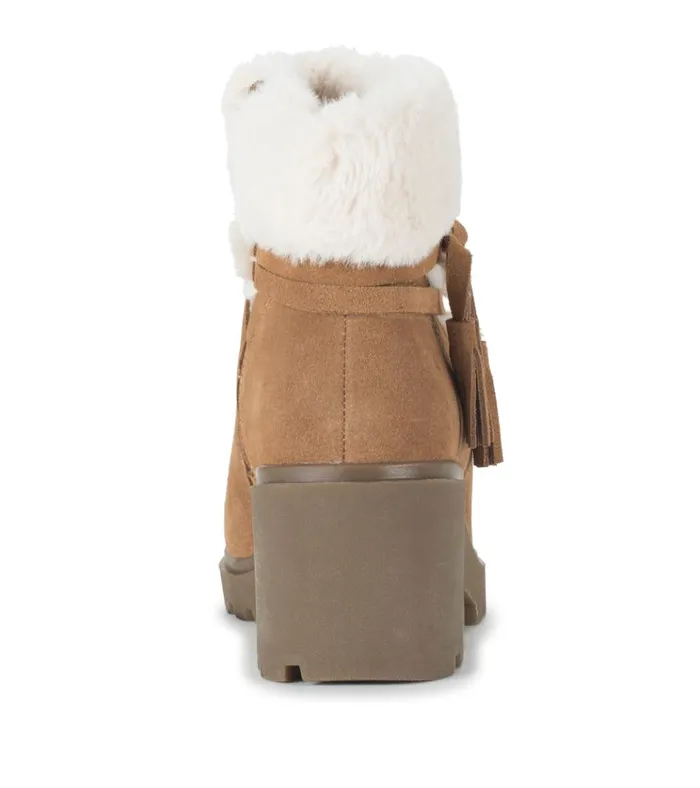 Women Dolors Cold Weather Bootie Cognac Baretraps Booties