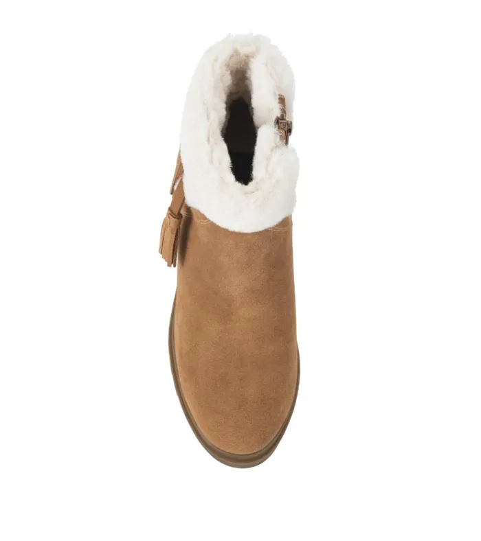 Women Dolors Cold Weather Bootie Cognac Baretraps Booties