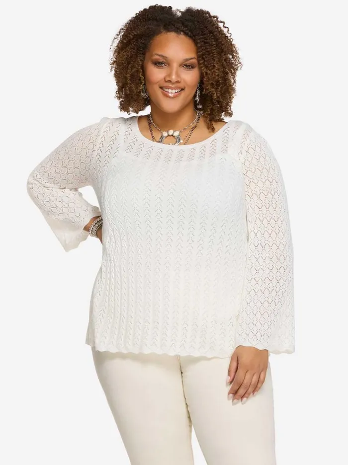 Women Dreamer Top In Gardenia Jessica Simpson Tops and Tees