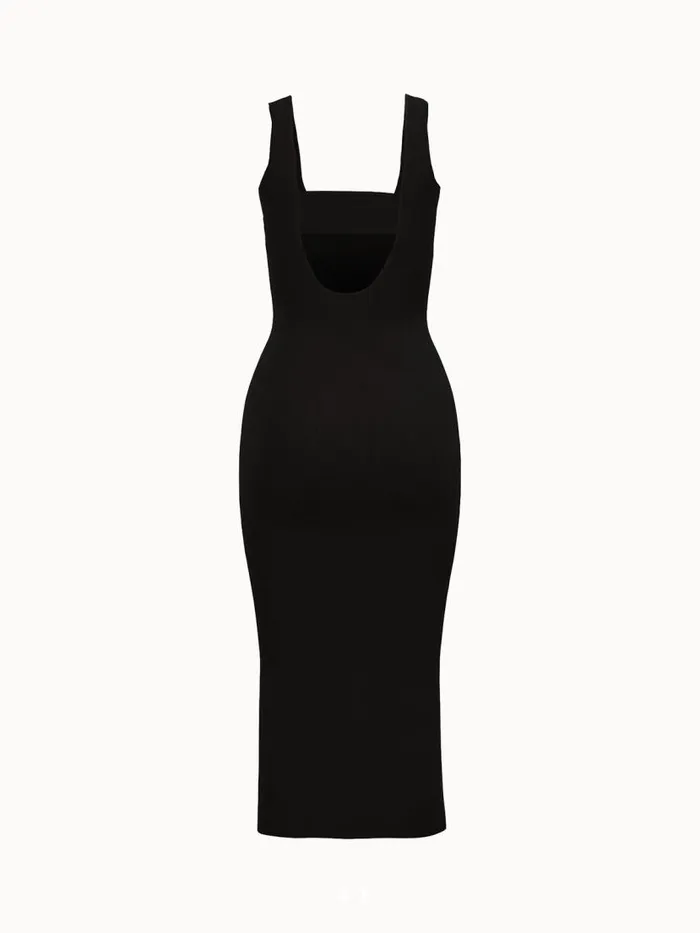Women Dresses and Skirts Wolford Contoured Ribs Dress Black