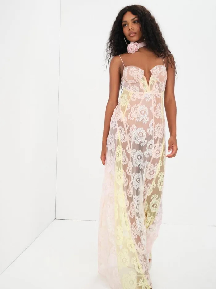 Women Dresses For Love and Lemons Blossom Maxi Dress Multi