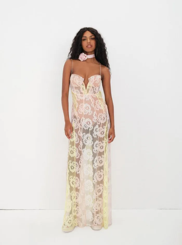 Women Dresses For Love and Lemons Blossom Maxi Dress Multi