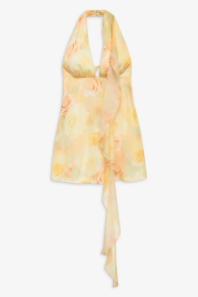 Women Dresses For Love and Lemons Carla Mini Dress Yellow Women Dresses For Love and Lemons Carla Mini Dress Yellow