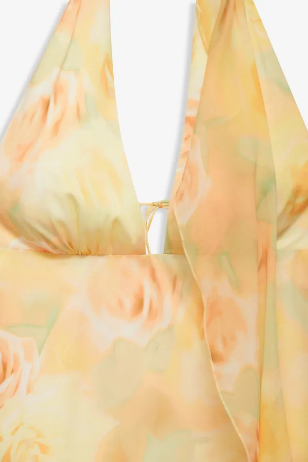 Women Dresses For Love and Lemons Carla Mini Dress Yellow Women Dresses For Love and Lemons Carla Mini Dress Yellow