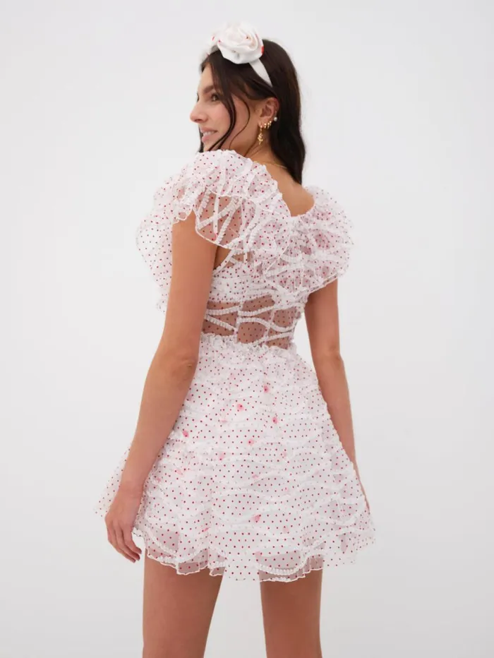 Women Dresses For Love and Lemons Ilaria Mini Dress White