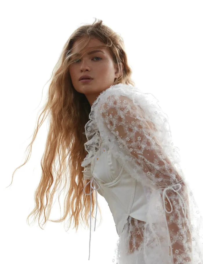 Women Dresses For Love and Lemons Kalea Tulle Maxi Dress White Women Dresses For Love and Lemons Kalea Tulle Maxi Dress White
