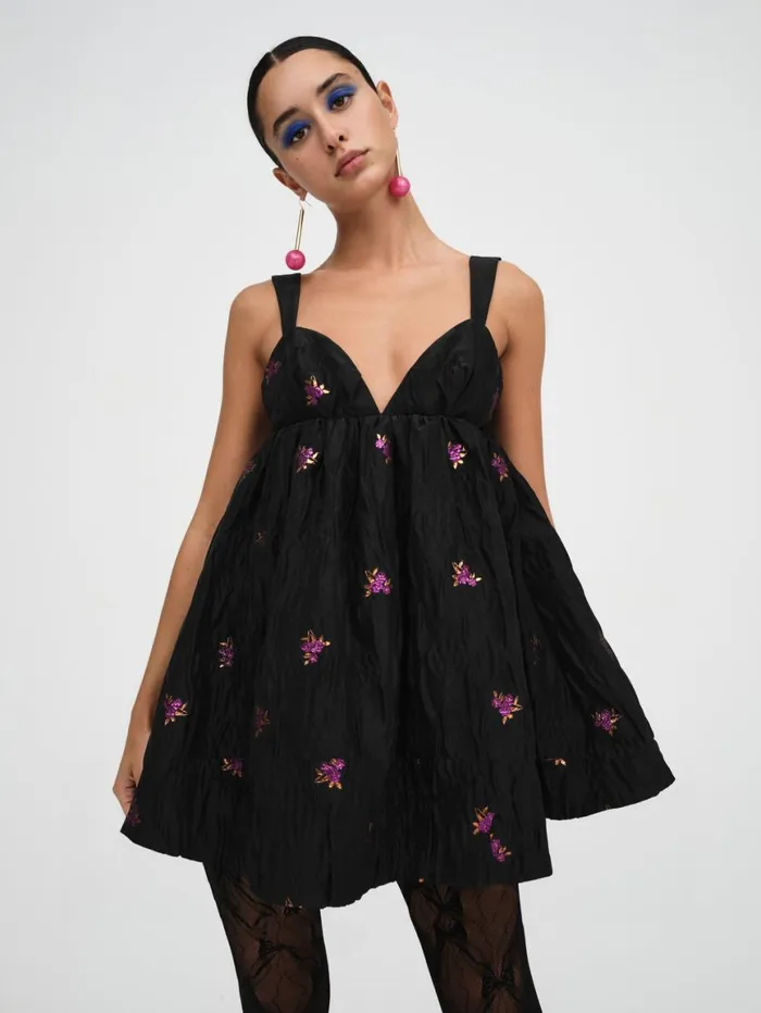 Women Dresses For Love and Lemons Sachi Mini Dress Black