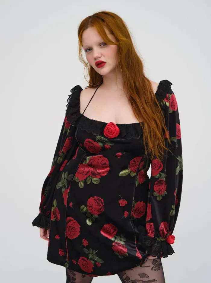 Women Dresses For Love and Lemons Yara Mini Dress Black