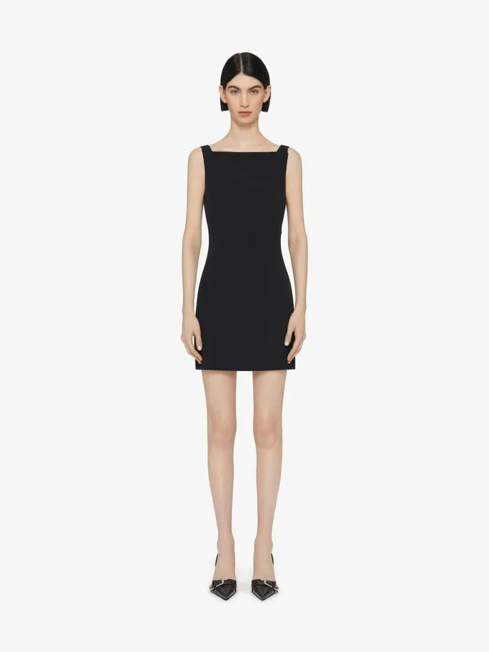 Women Dresses Givenchy Dress In Crepe And Satin Black