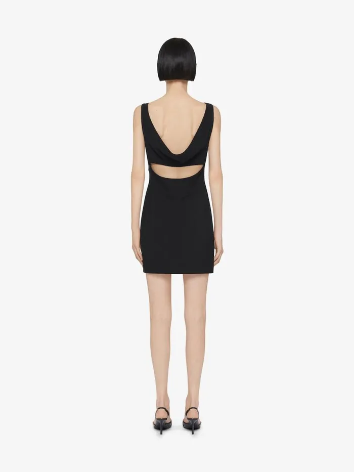 Women Dresses Givenchy Dress In Crepe And Satin Black