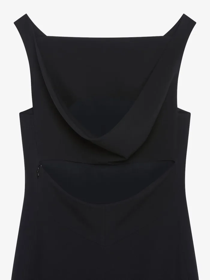 Women Dresses Givenchy Dress In Crepe And Satin Black