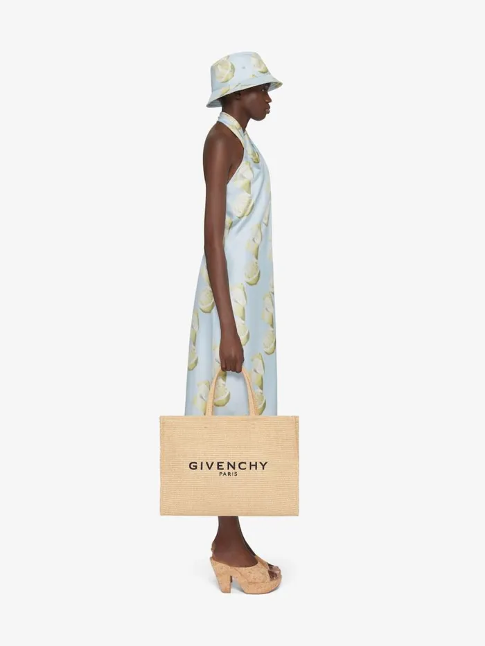 Women Dresses Givenchy Dress In Silk With Lemon Print Blueyellow