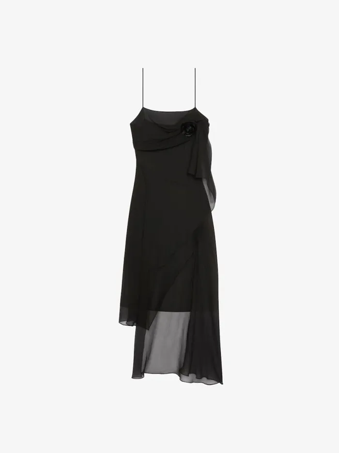 Women Dresses Givenchy Straps Dress In Muslin Black