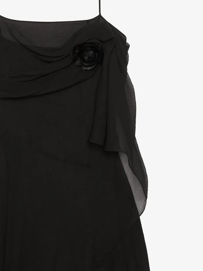 Women Dresses Givenchy Straps Dress In Muslin Black