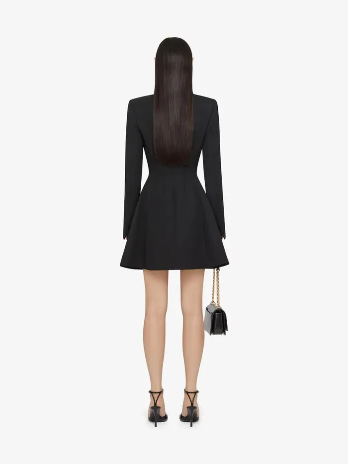 Women Dresses Givenchy Tailored Dress In Wool Black