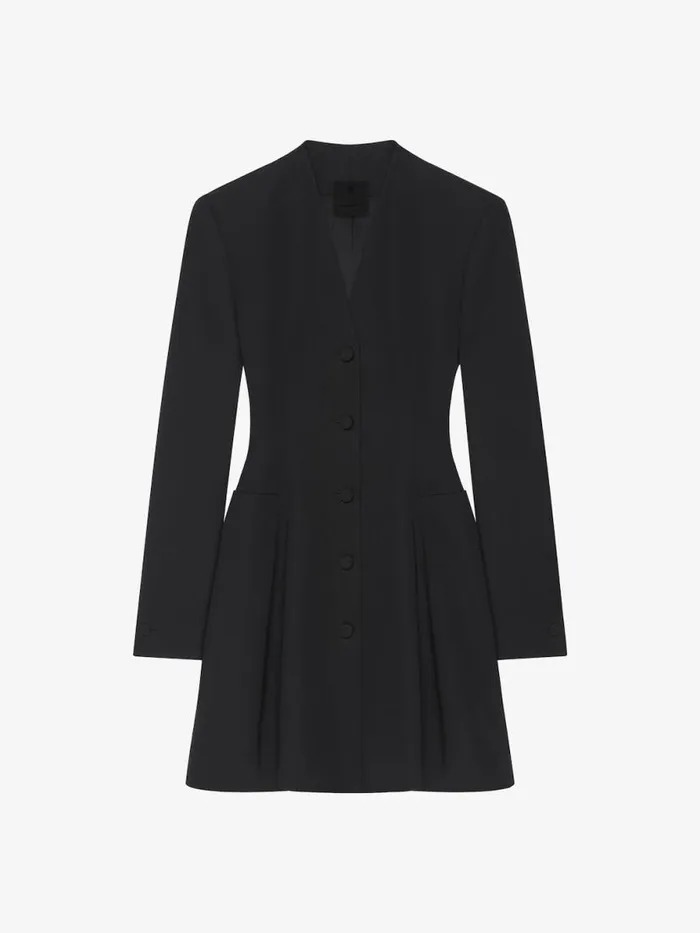Women Dresses Givenchy Tailored Dress In Wool Black