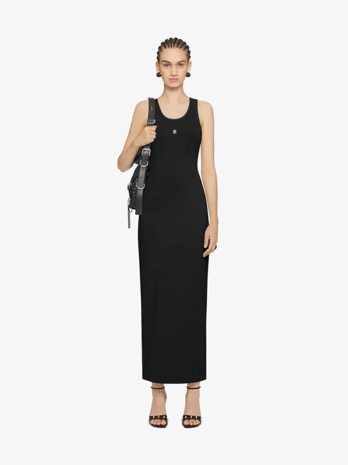 Women Dresses Givenchy Tank Dress In Knit Black