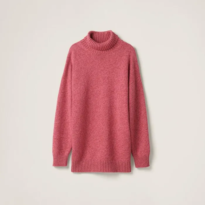 Women Dresses Miu Miu Cashmere Wool Turtleneck Dress Pink