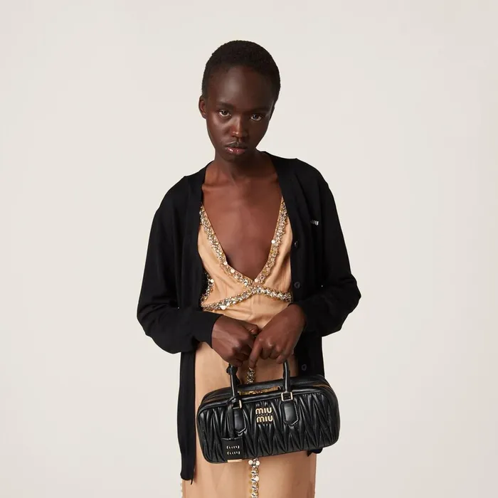 Women Dresses Miu Miu Embroidered Organza Dress Cameo