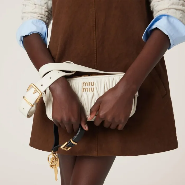 Women Dresses Miu Miu Garmentdyed Gabardine Minidress Cocoa Brown Women Dresses Miu Miu Garmentdyed Gabardine Minidress Cocoa Brown