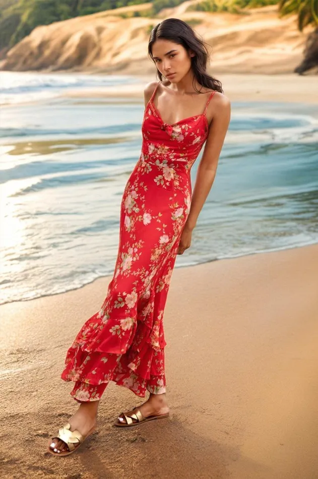Women Dresses YUMI KIM CARMELA DRESS Flirty Floral Red