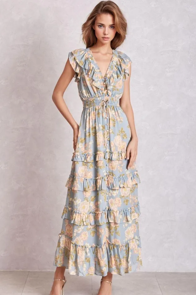Women Dresses YUMI KIM CECILE MAXI DRESS Mellow Brook Crystal