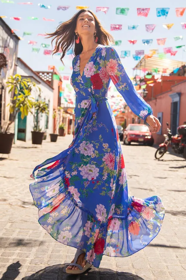 Women Dresses YUMI KIM MARIE MAXI DRESS Komodo Azure