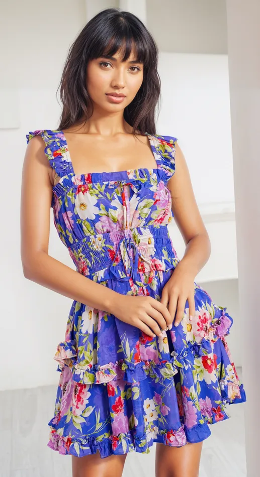 Women Dresses YUMI KIM SARAH DRESS Miami Magic Royal
