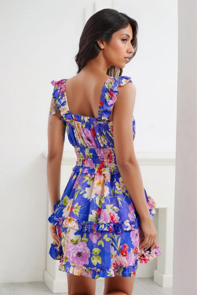 Women Dresses YUMI KIM SARAH DRESS Miami Magic Royal