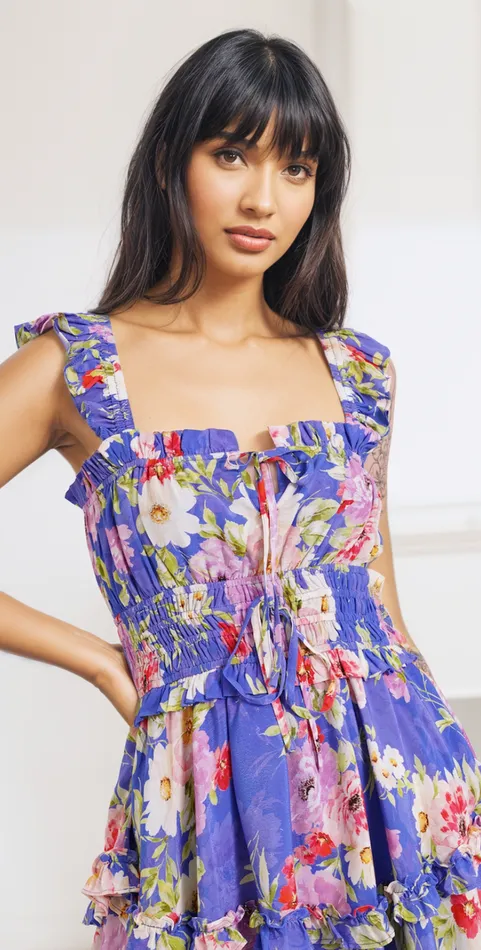 Women Dresses YUMI KIM SARAH DRESS Miami Magic Royal