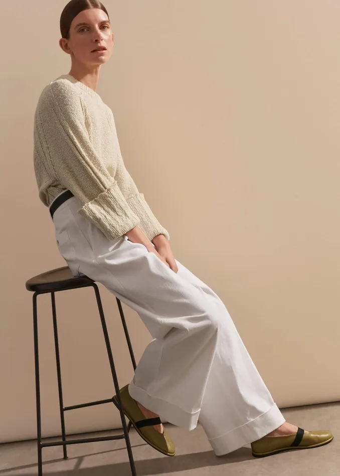 Women Elasticated Strap Mary Jane Olive MEEM