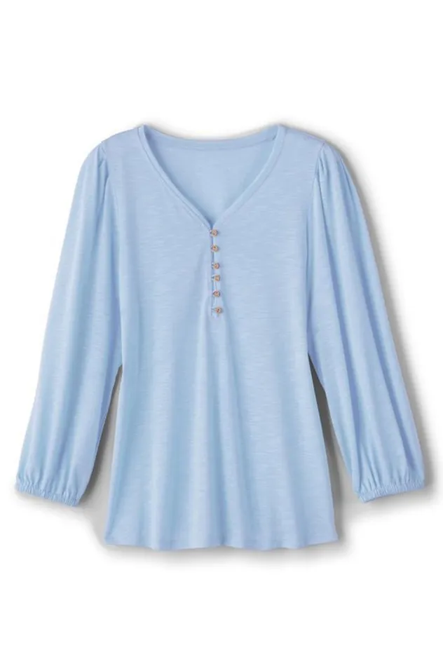 Women Elowyn Tee Sunkist Coral Soft Surroundings Tops Women Elowyn Tee Sunkist Coral Soft Surroundings Tops