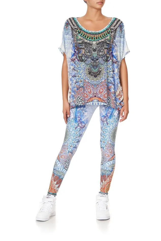 Women Extended Sizes Camilla Loose Fit Round Neck Tee Concubine Realm