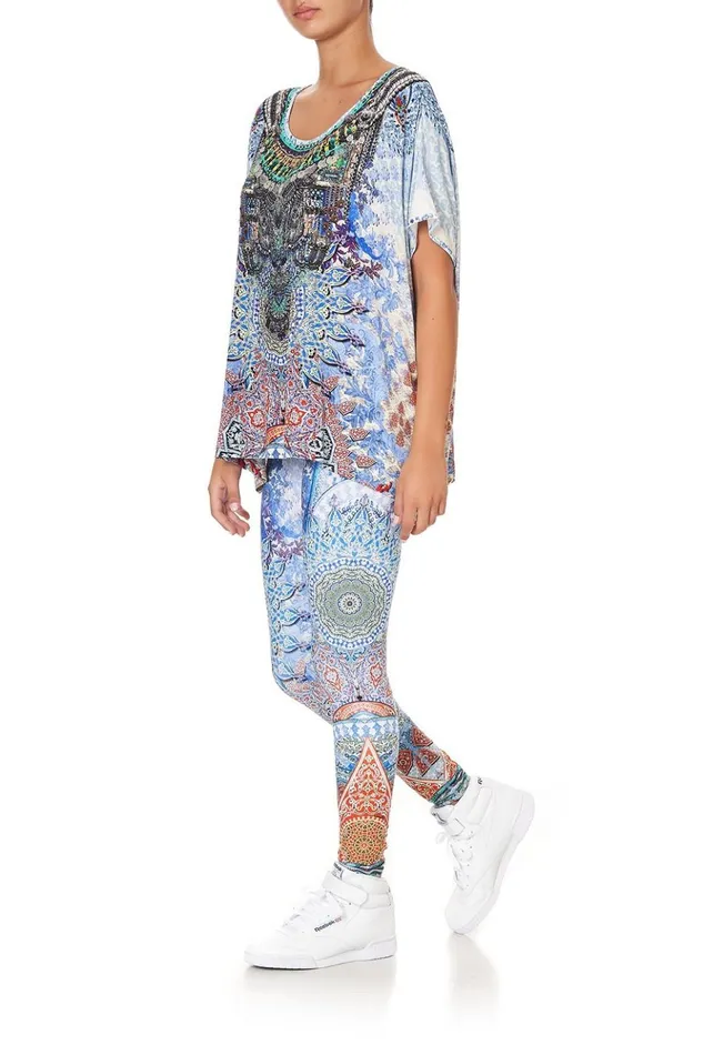 Women Extended Sizes Camilla Loose Fit Round Neck Tee Concubine Realm