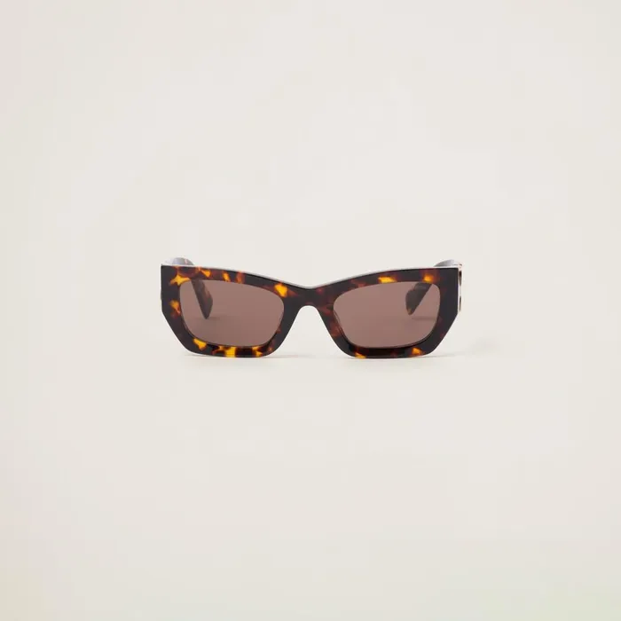 Women Eyewear Miu Miu Miu Glimpse Sunglasses Coffee Lenses