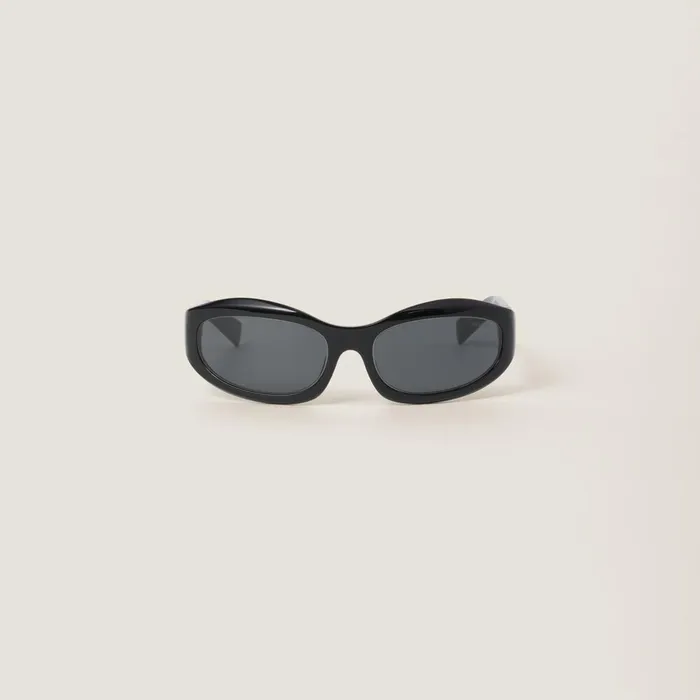 Women Eyewear Miu Miu Miu Glimpse Sunglasses Slate Gray Lenses