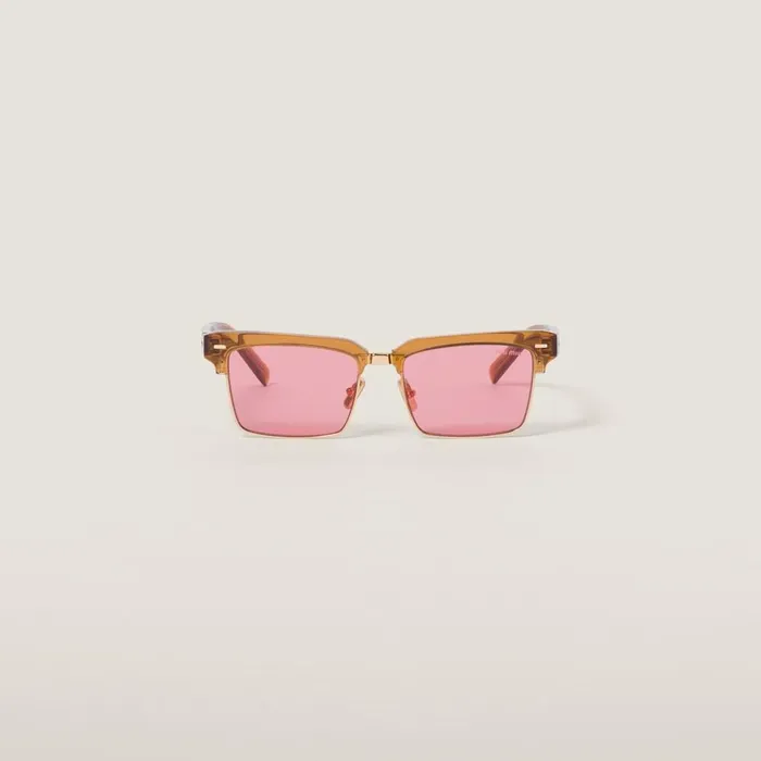 Women Eyewear Miu Miu Miu Miu Runway Sunglasses Red Lenses