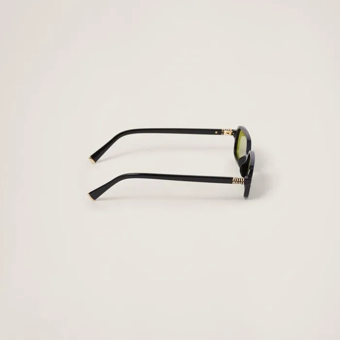 Women Eyewear Miu Miu Miu Regard Sunglasses Acid Yellow Lenses Women Eyewear Miu Miu Miu Regard Sunglasses Acid Yellow Lenses