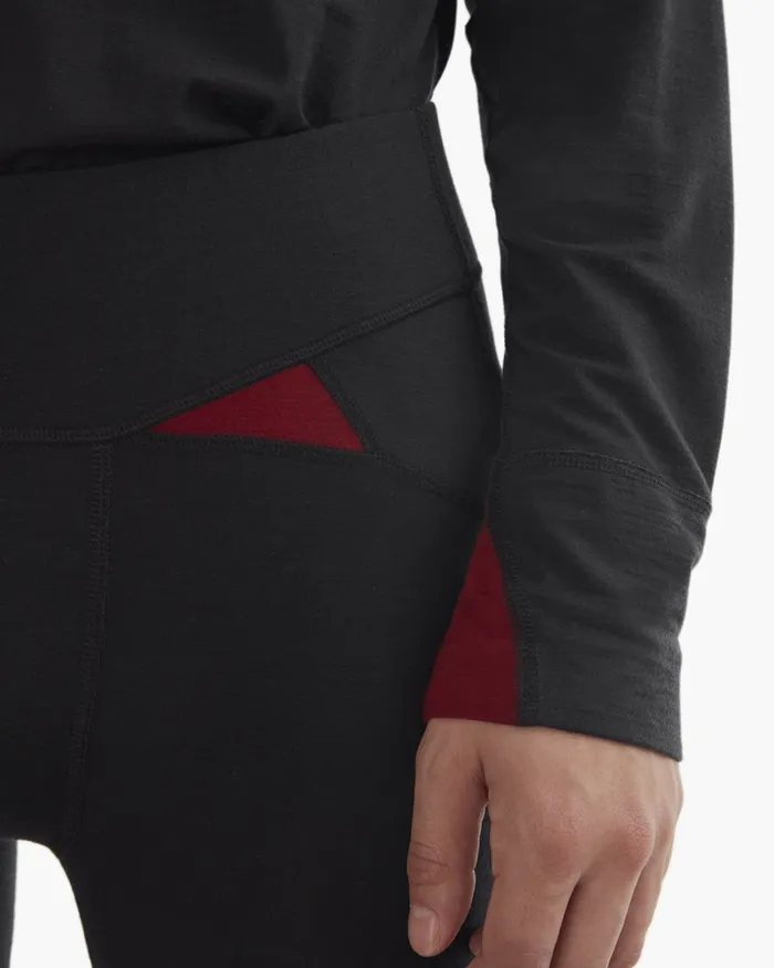 Women Fafne Activity Baselayer Pants Grape Klttermusen Pants