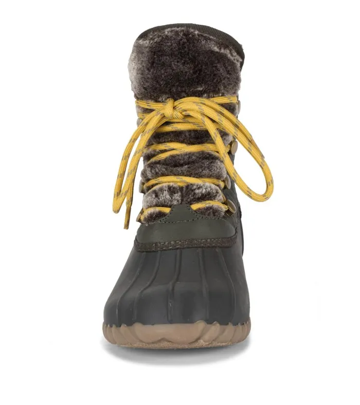 Women Flash Duck Boot Pine Baretraps Booties