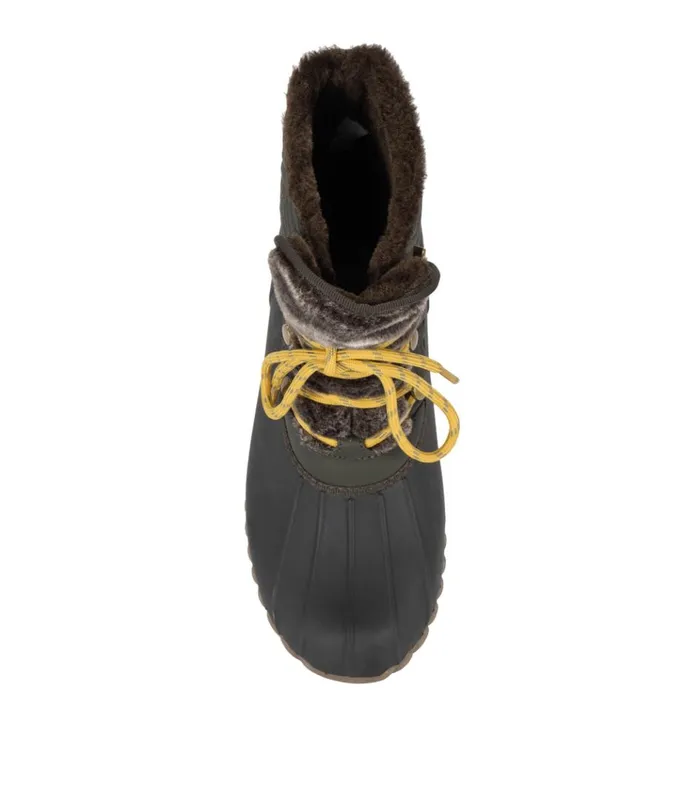 Women Flash Duck Boot Pine Baretraps Booties