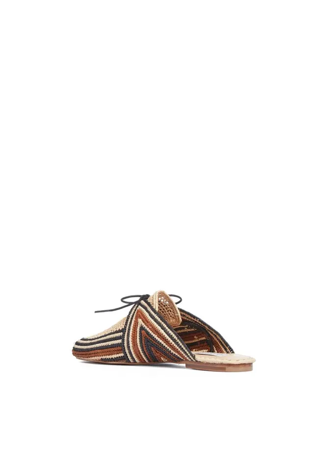 Women Flats Gabriela Hearst Harriet Raffia Mule