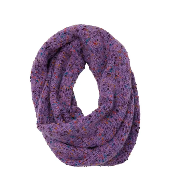Women Flecked Knitted Snood 8211 Violet Promod Scarves Women Flecked Knitted Snood 8211 Violet Promod Scarves