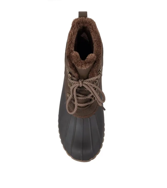 Women Flynn Duck Boot Dark Brown Baretraps Booties