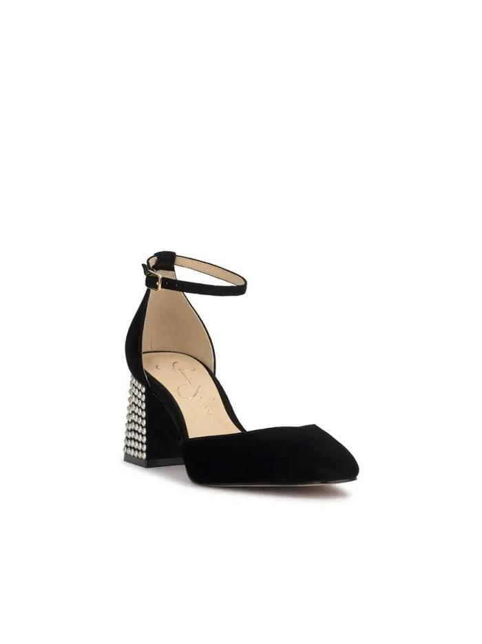 Women Fulian Block Heel Pump In Black Jessica Simpson Pumps