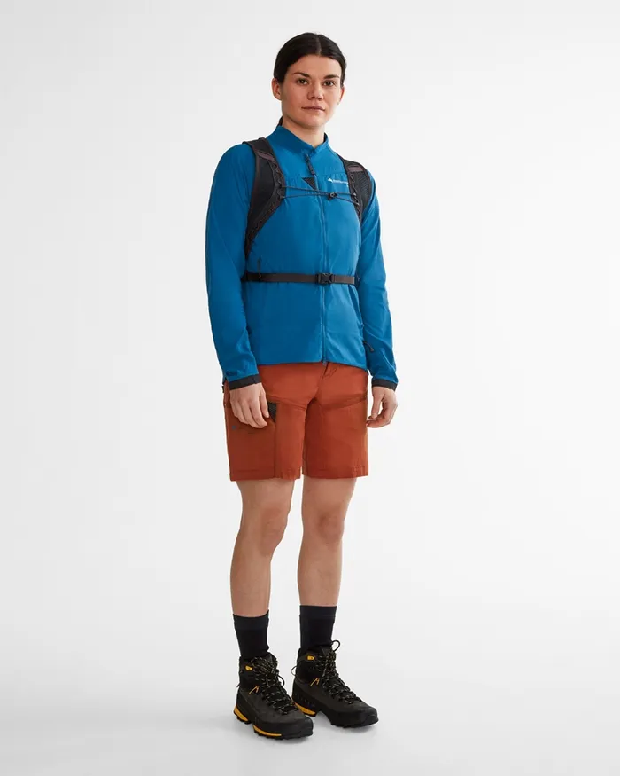 Women Gefjon Performance Shorts Rust Klttermusen Shorts