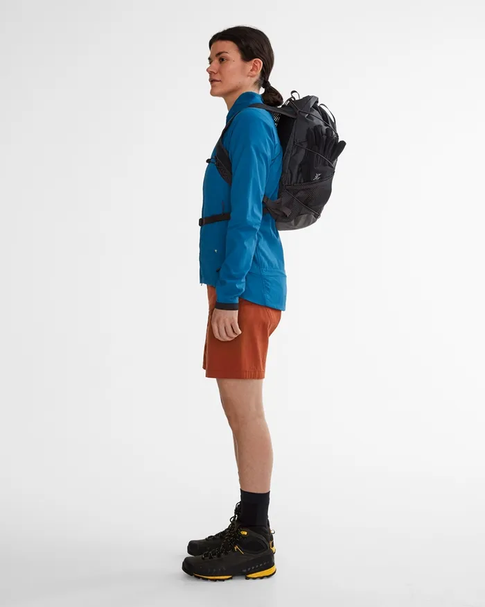 Women Gefjon Performance Shorts Rust Klttermusen Shorts