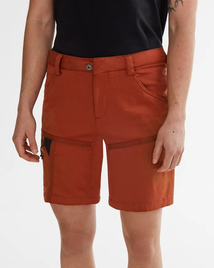 Women Gefjon Performance Shorts Rust Klttermusen Shorts
