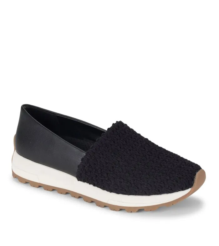 Women Gennie Slip On Black Crochet Baretraps Sneakers