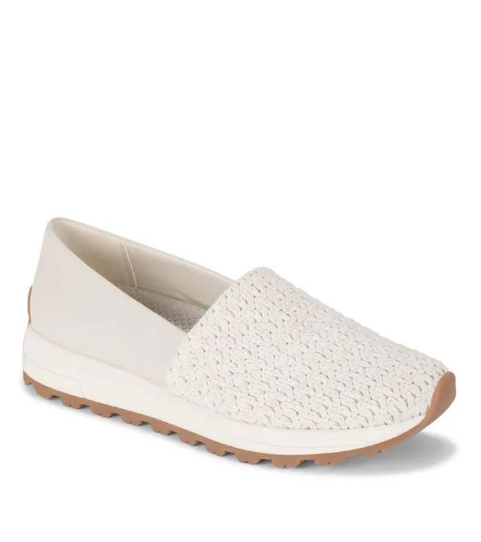 Women Gennie Slip On Natural Crochet Baretraps Flats and Loafers